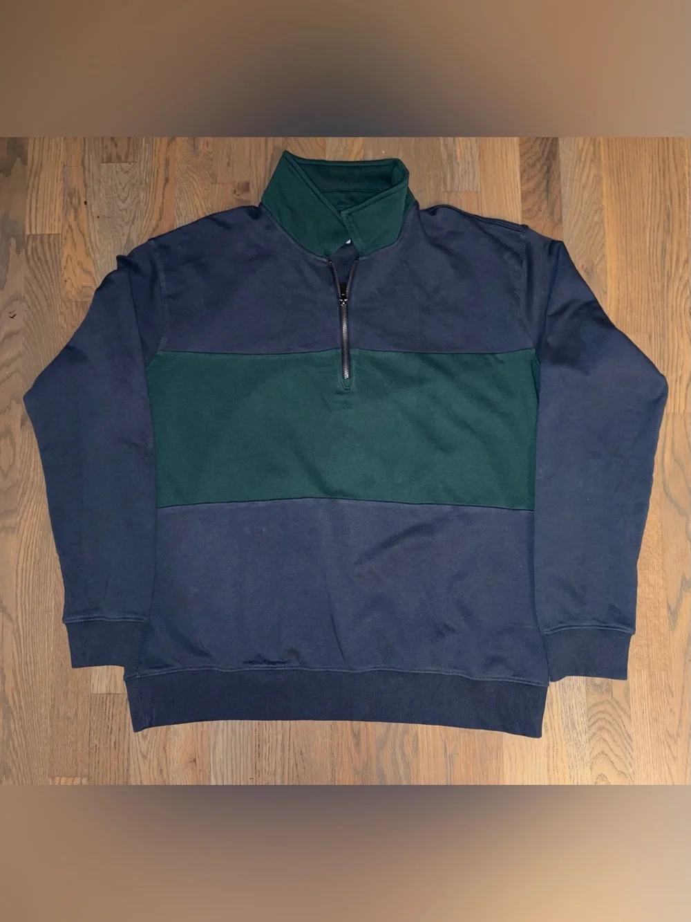 NWT Goodfellow & Co Vintage Collection Quarter Zip Pullover Sweatshirt XL